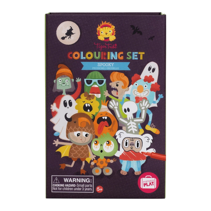 Tiger Tribe Colouring Set - Spooky - kateinglishdesigns
