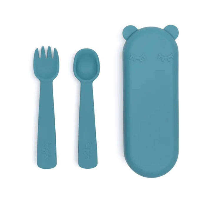 We Might Be Tiny Feedie and Fork & Spoon Set - Assorted - kateinglishdesigns