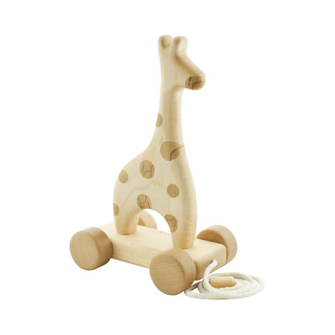 Wooden Pull Along Giraffe - Amelie - kateinglishdesigns
