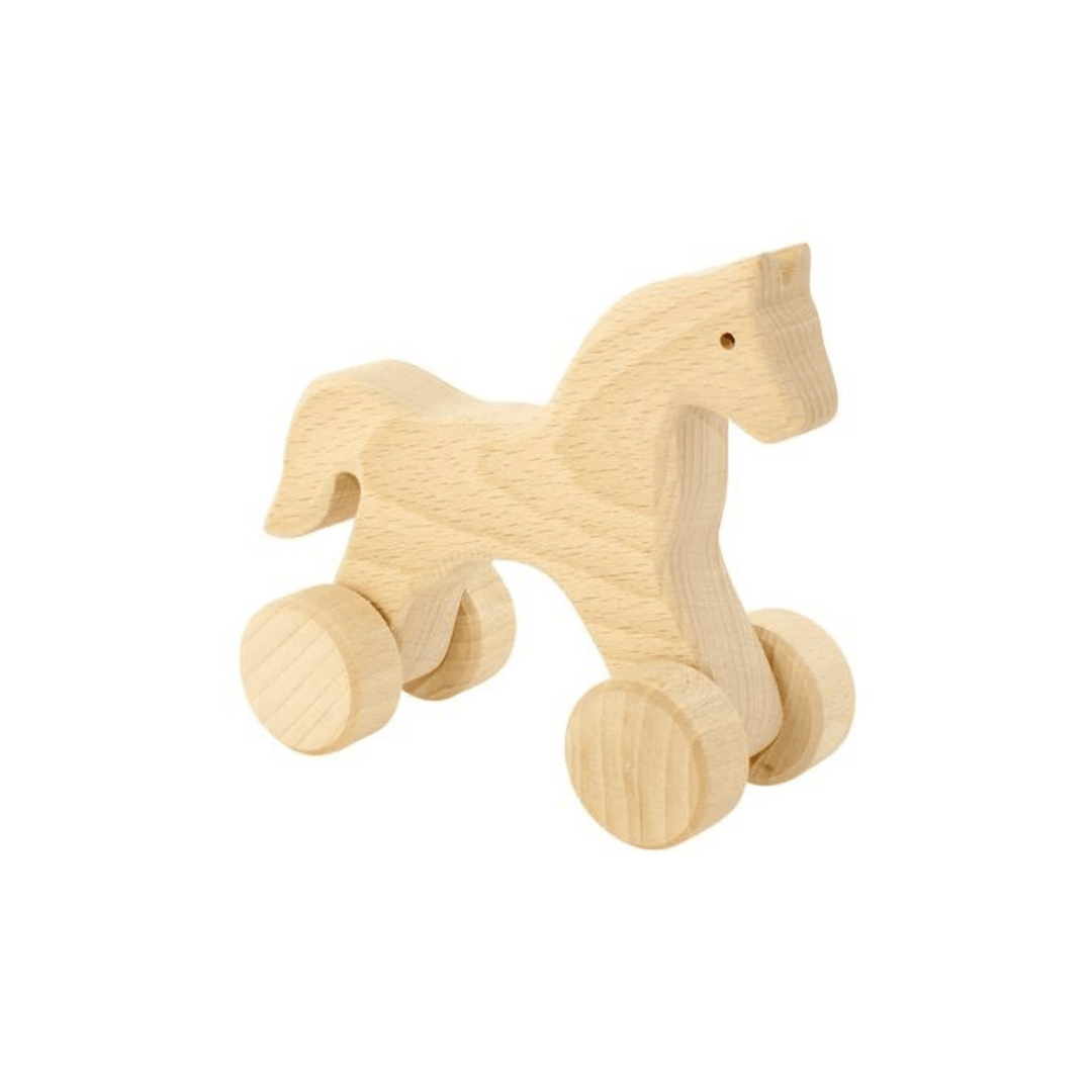 Wooden Push Along Horse - Abby - kateinglishdesigns