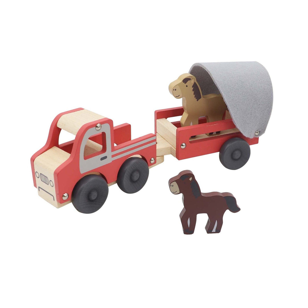 Wooden Truck with Horse Float - kateinglishdesigns