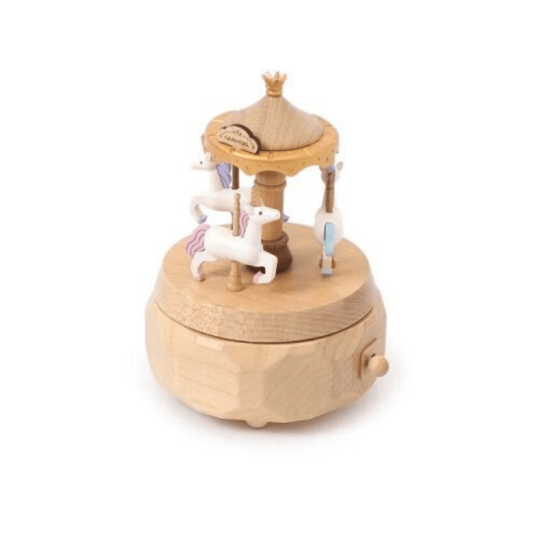 Wooderful Life - Unicorn Carousel Music Box - kateinglishdesigns