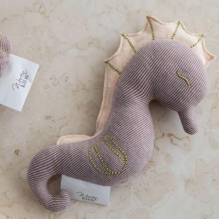 Woven Kids Seahorse Rattle - kateinglishdesigns