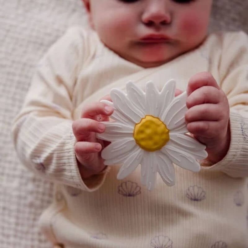 Woven Kids Silicone Daisy Teether - Assorted - kateinglishdesigns