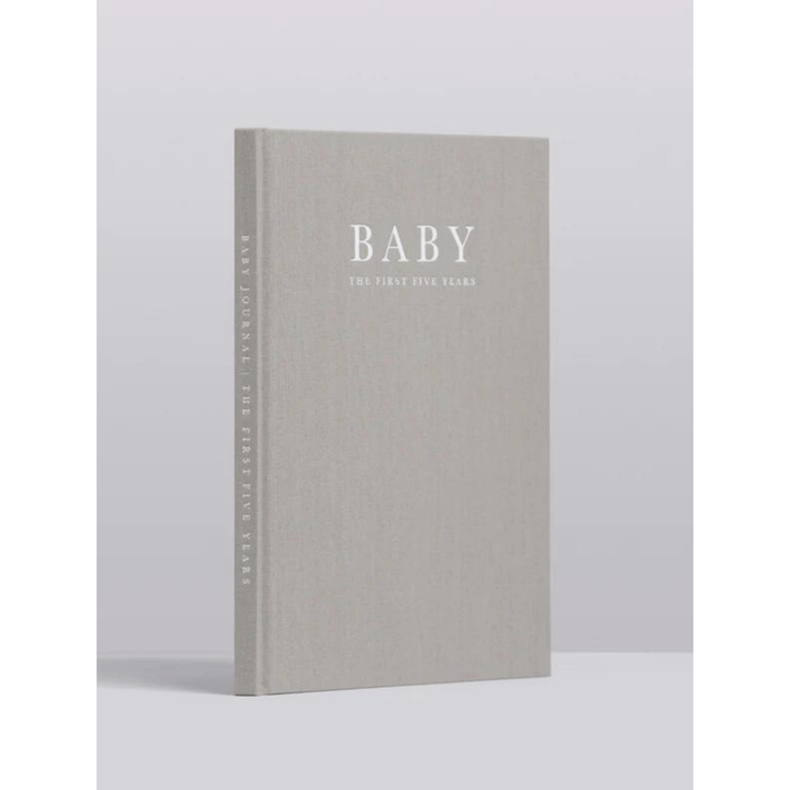 Write to Me Baby Journal Birth To Five Years - Grey - kateinglishdesigns