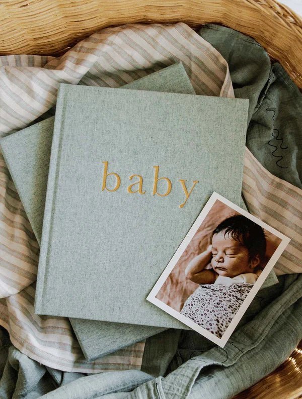 Write to Me Baby - The First Year Of You Seafoam - kateinglishdesigns